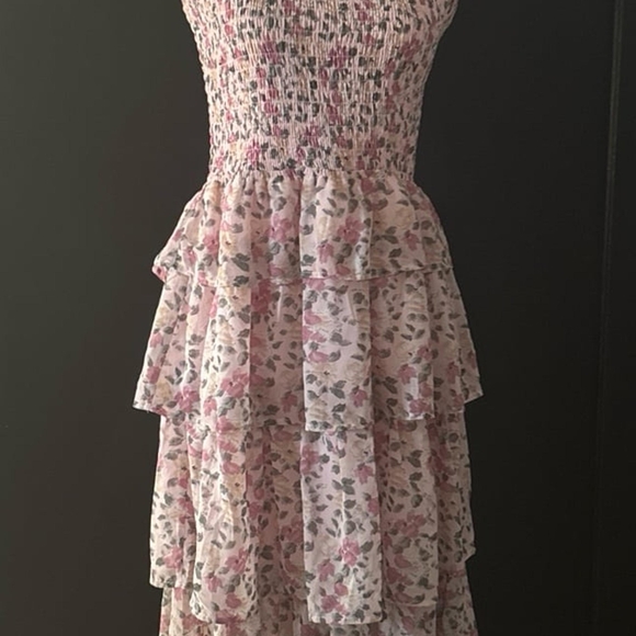 Mimi Chica Multicolor Tiered Kids Dress - Picture 3 of 8